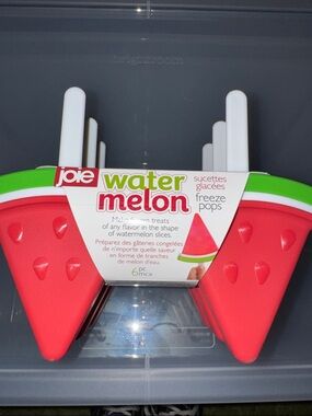 Joie Watermelon Freeze Pop Molds in Red, Green & White